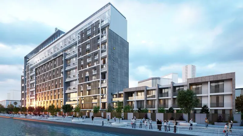 Perla 1 Yas Island luxury duplex apartment exterior view