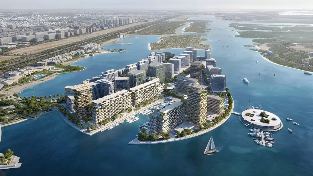 Luxury waterfront apartments at Juman 1, Luluat Al Raha Island, Abu Dhabi