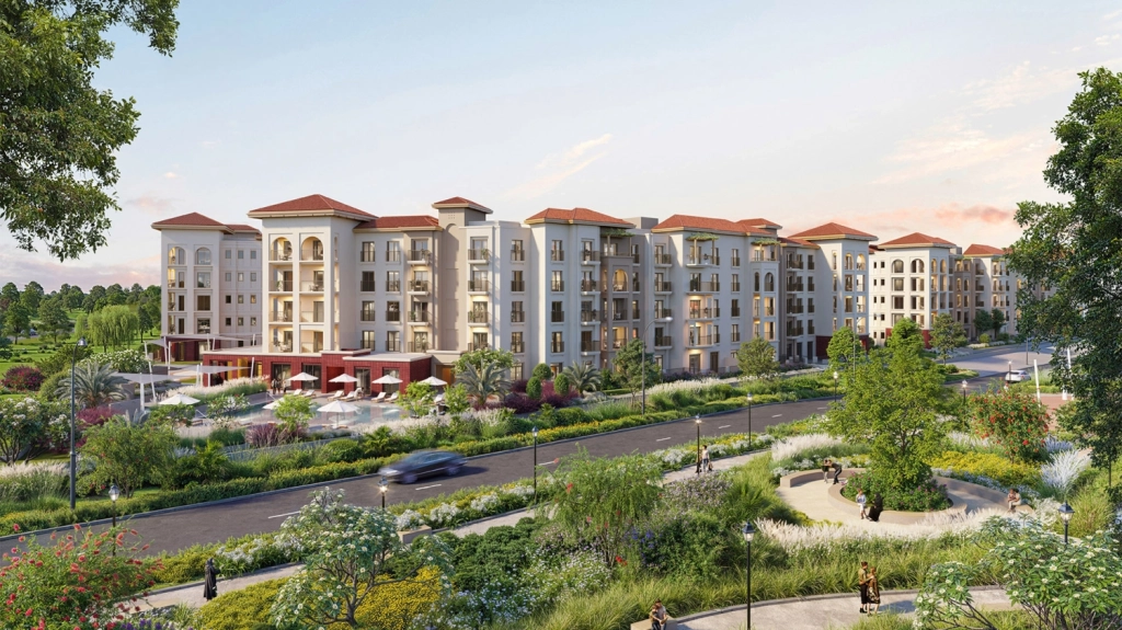 Bloom Living Granada 2 apartments in Zayed City Abu Dhabi by Bloom Properties featuring modern Mediterranean design and premium amenities