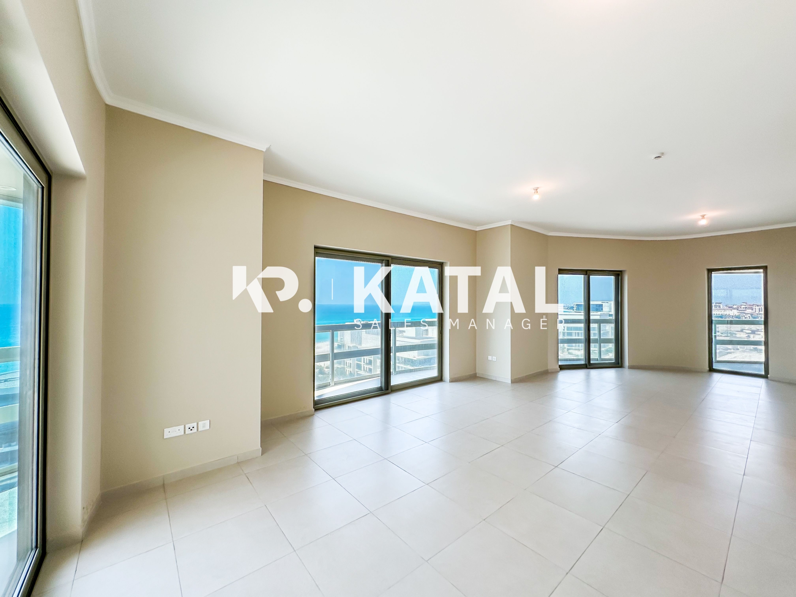 Stunning Sea View| 3BR + Maid| Prime Location