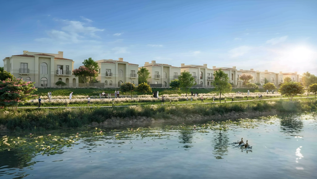 Bloom Living Almeria Mediterranean-style villas and community amenities in Zayed City, Abu Dhabi