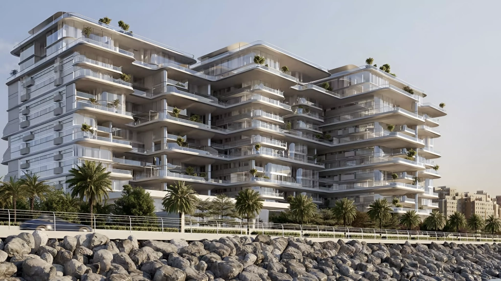VELA Dorchester Collection by Omniyat – luxury waterfront residences with spacious terraces and panoramic Marasi Bay and Burj Khalifa views