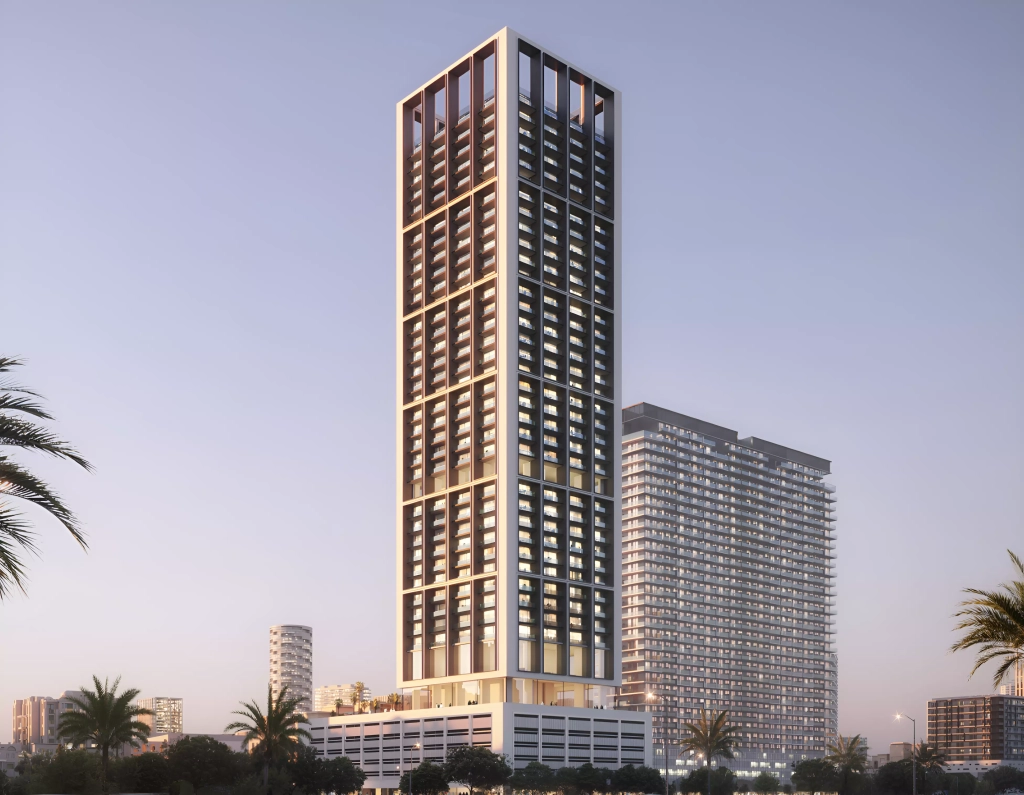 Binghatti Apex JVC tower in Jumeirah Village Circle