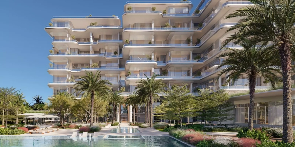 Luxury residences at Orla by Omniyat on Palm Jumeirah, featuring panoramic views, private beach access, and world-class amenities