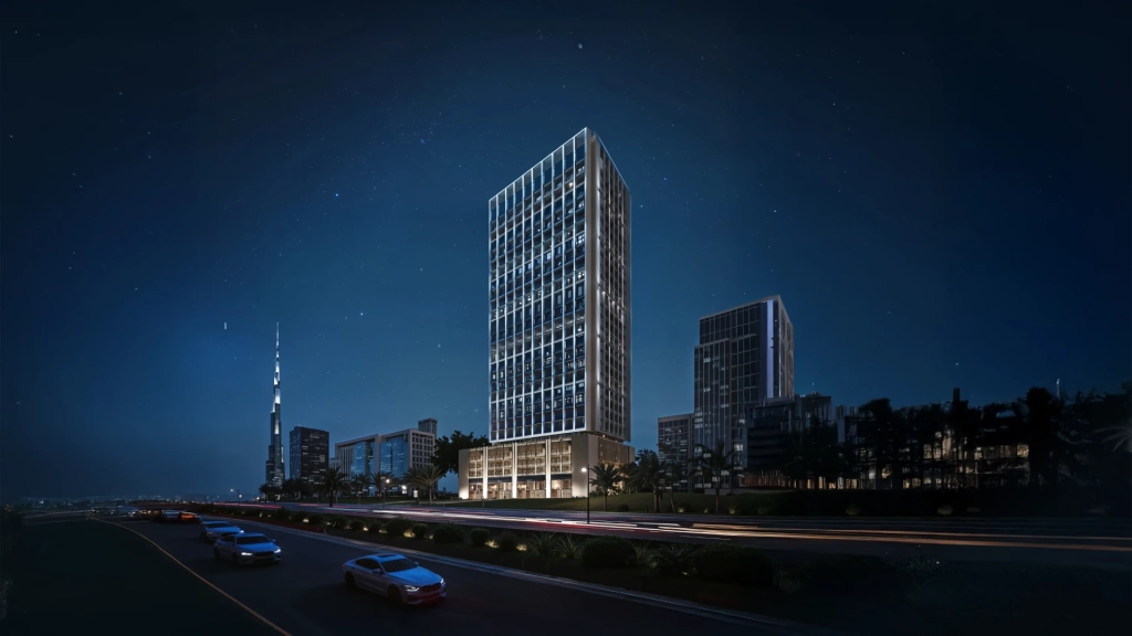 Binghatti Twilight Al Jaddaf Dubai exterior view