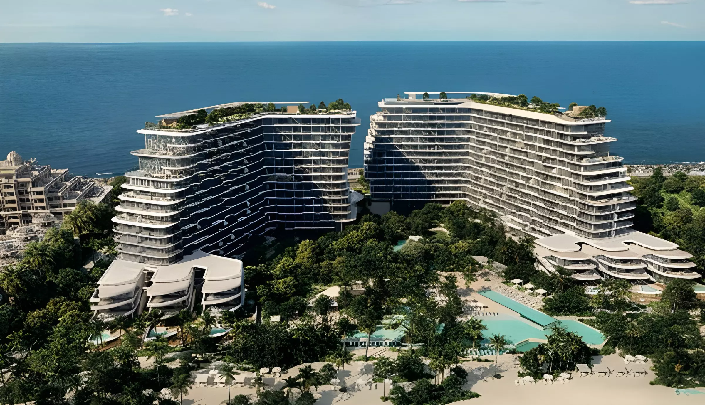 Exterior view of Passo by Beyond Palm Jumeirah luxury apartments