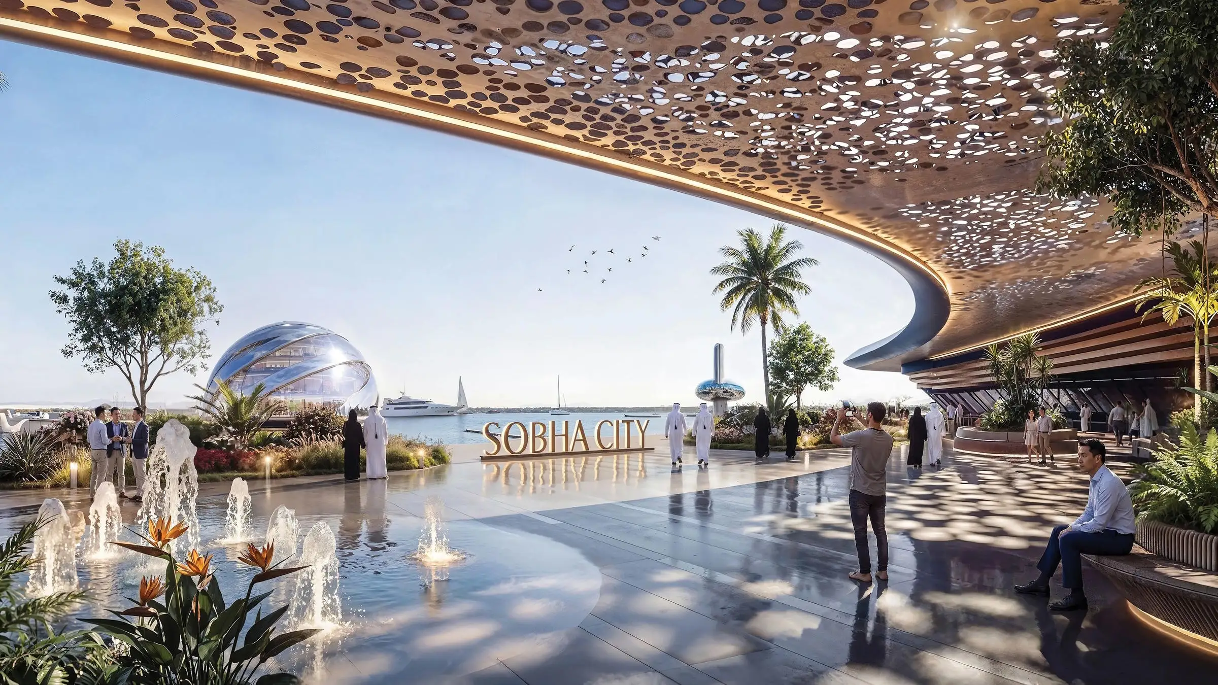 Sobha City location near Yas Island