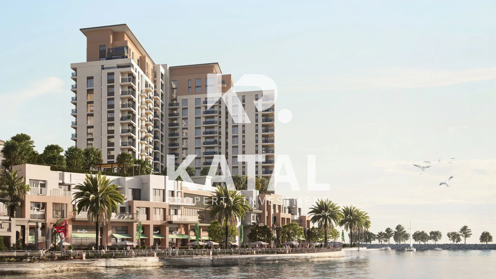 Modern 2BR| Spacious Balcony | Waterfront Community