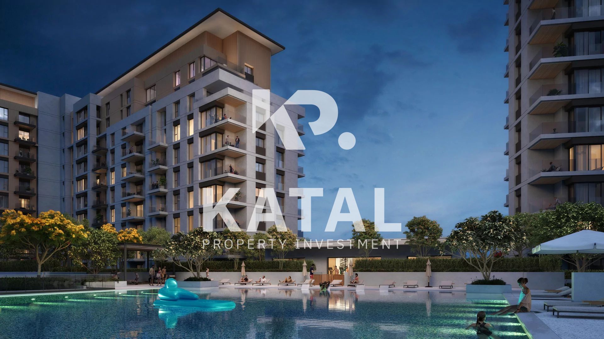 Modern 2BR| Spacious Balcony | Waterfront Community