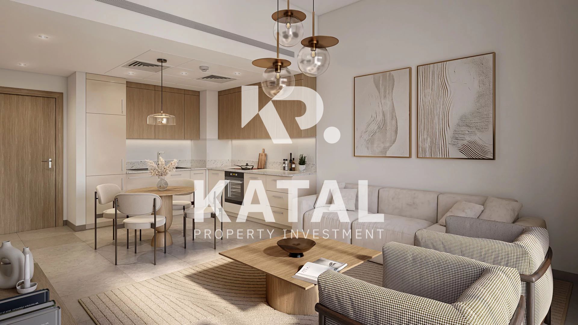 Modern 2BR| Spacious Balcony | Waterfront Community