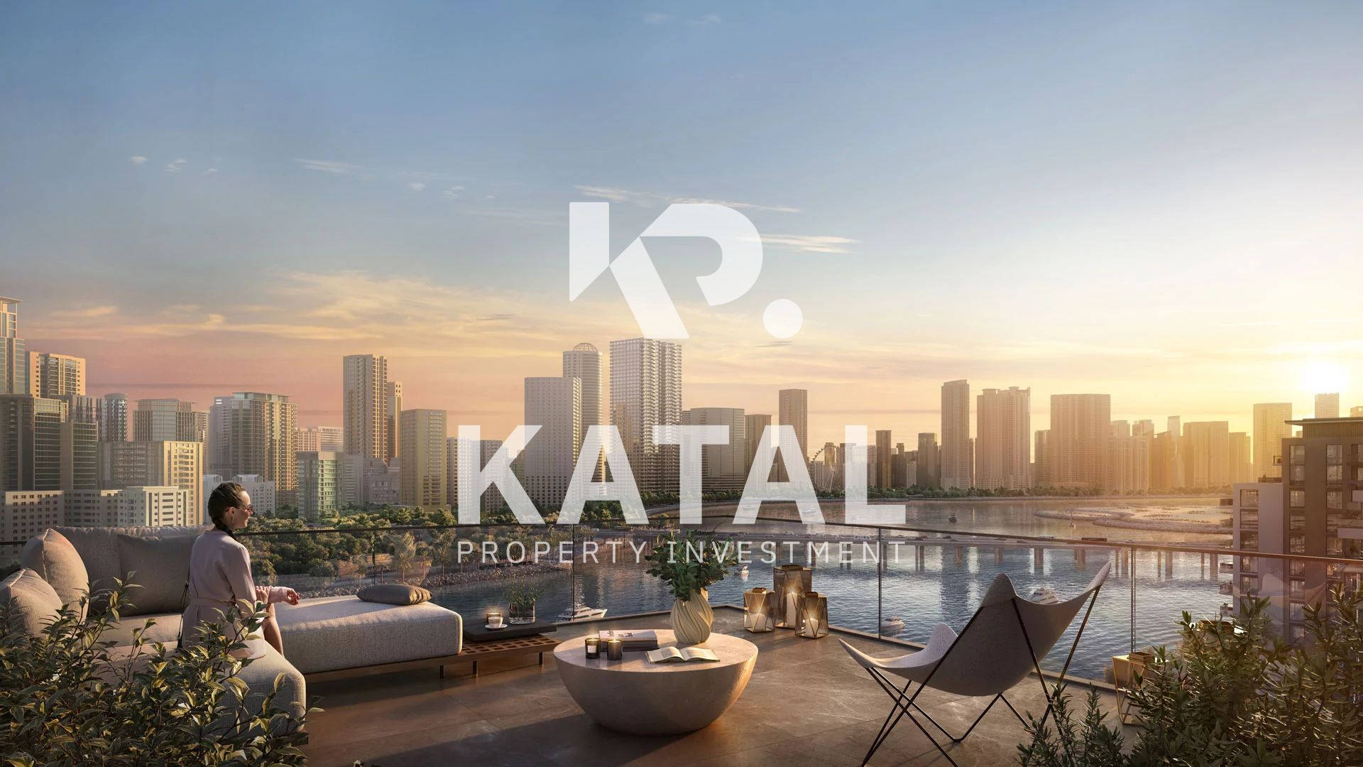 Modern 2BR| Spacious Balcony | Waterfront Community