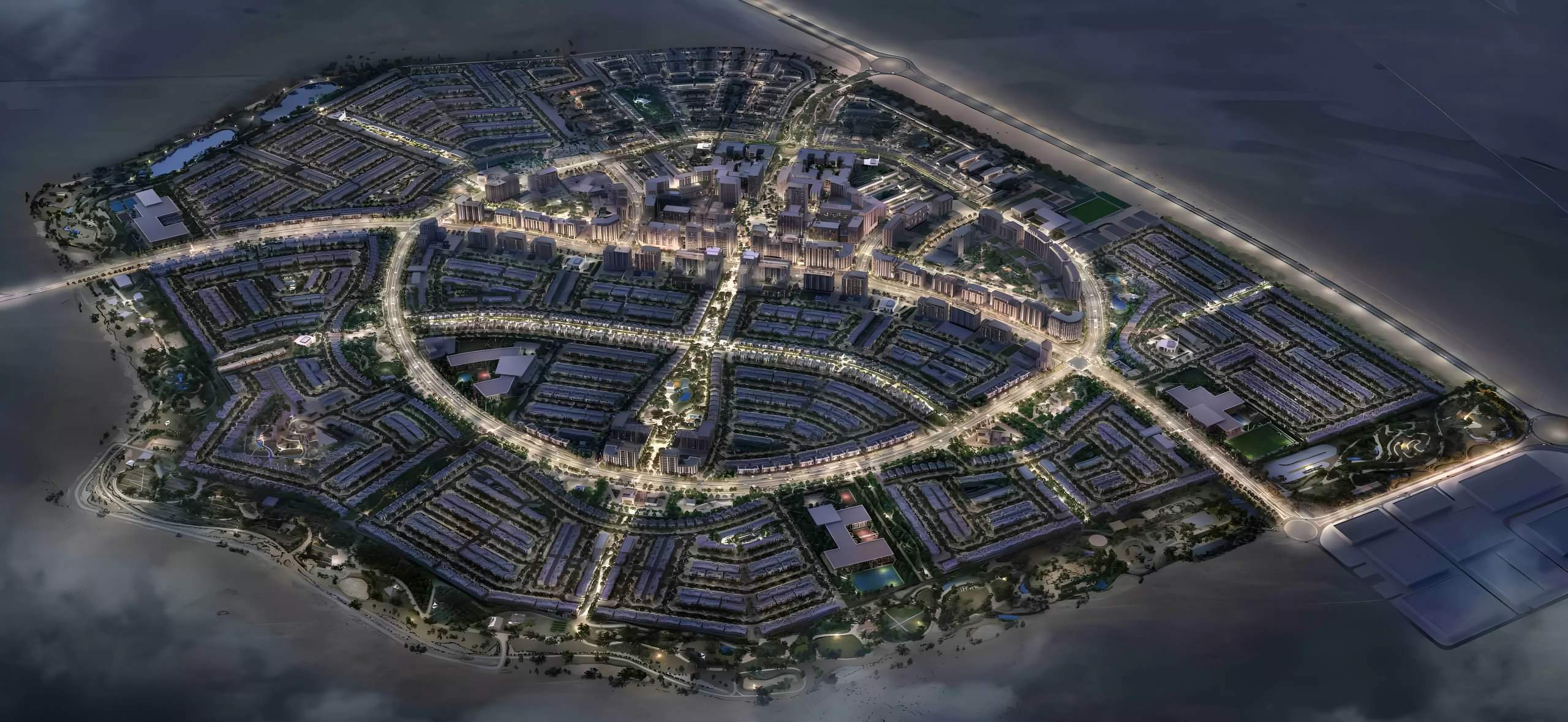 Modern family community Abu Dhabi Al Ghadeer Gardens