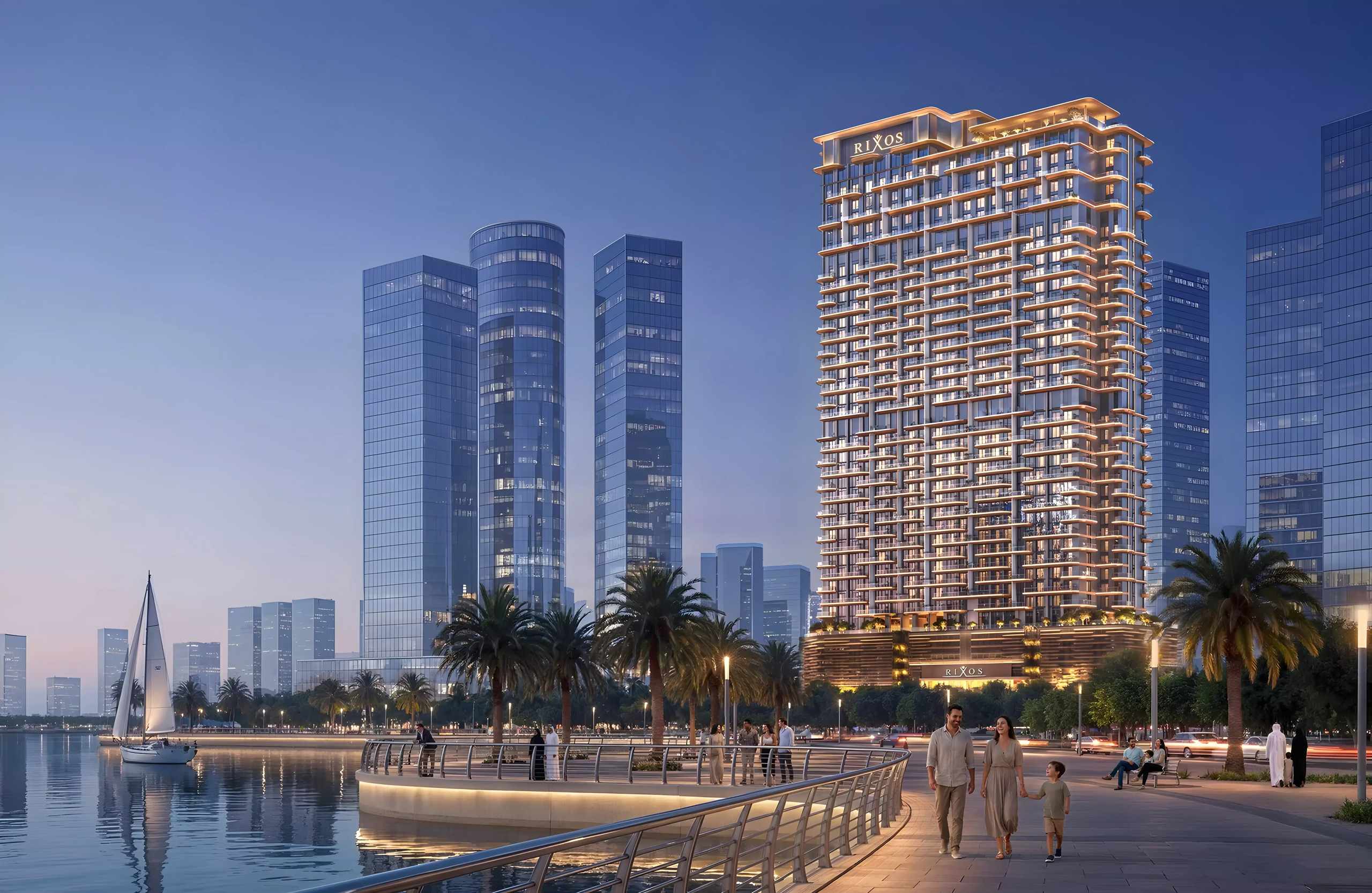 Rixos Al Reem Residences waterfront apartments Abu Dhabi