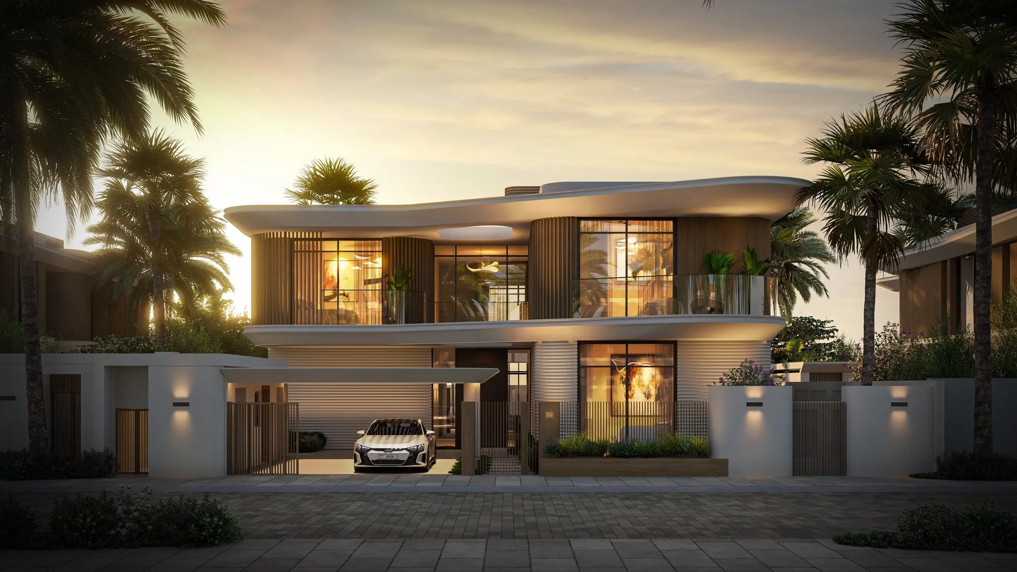 luxury canal view homes Yas Island Abu Dhabi