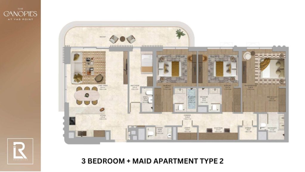 3 Bedroom at The Canopies at yes island