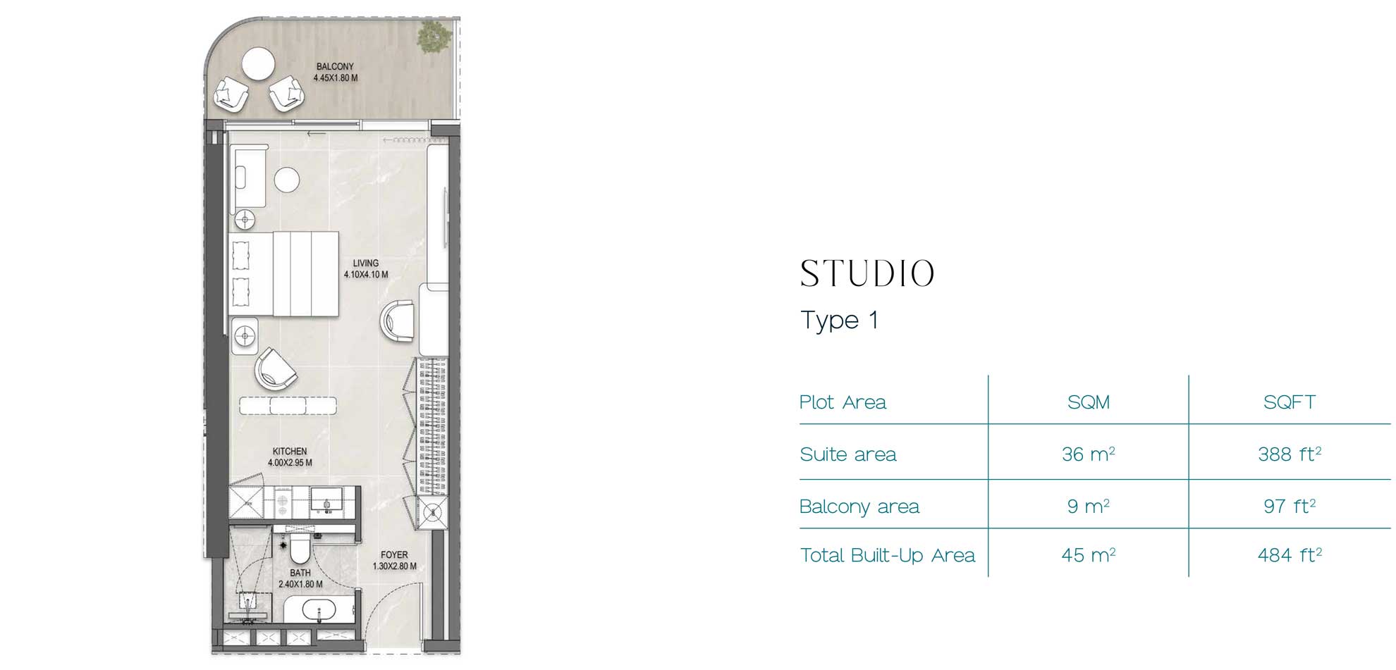 Studio at The Artery Residences