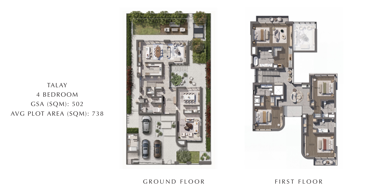 4 Bedroom talay project by aldar developer