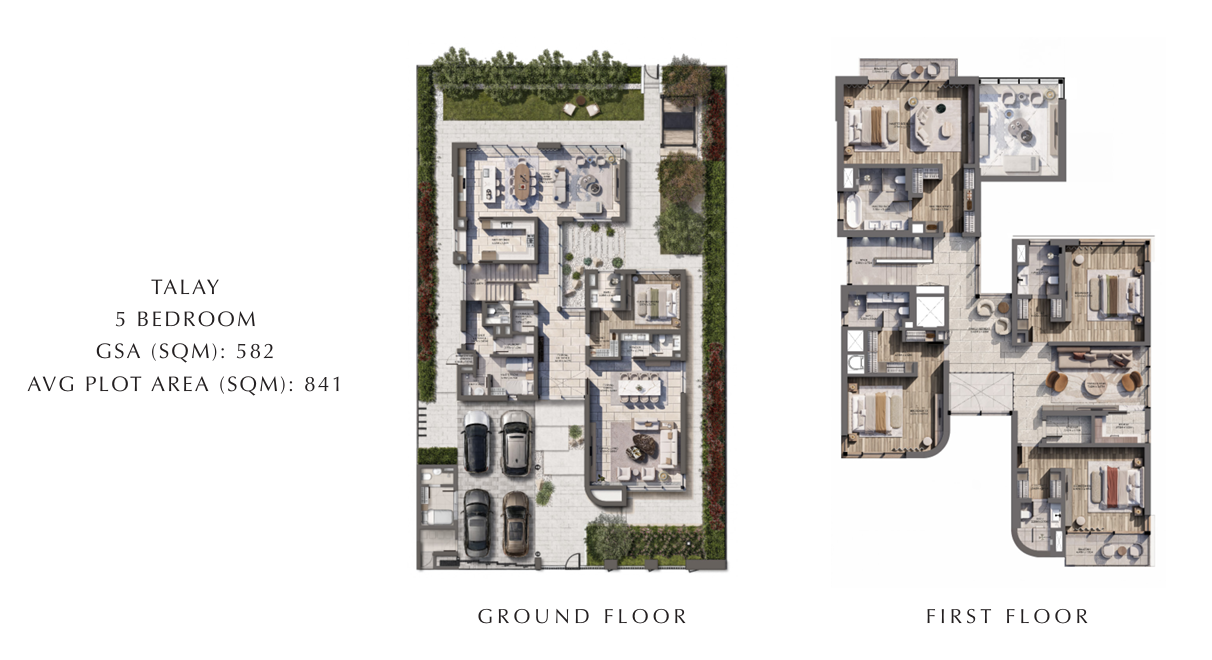 5 Bedroom talay project by aldar developer