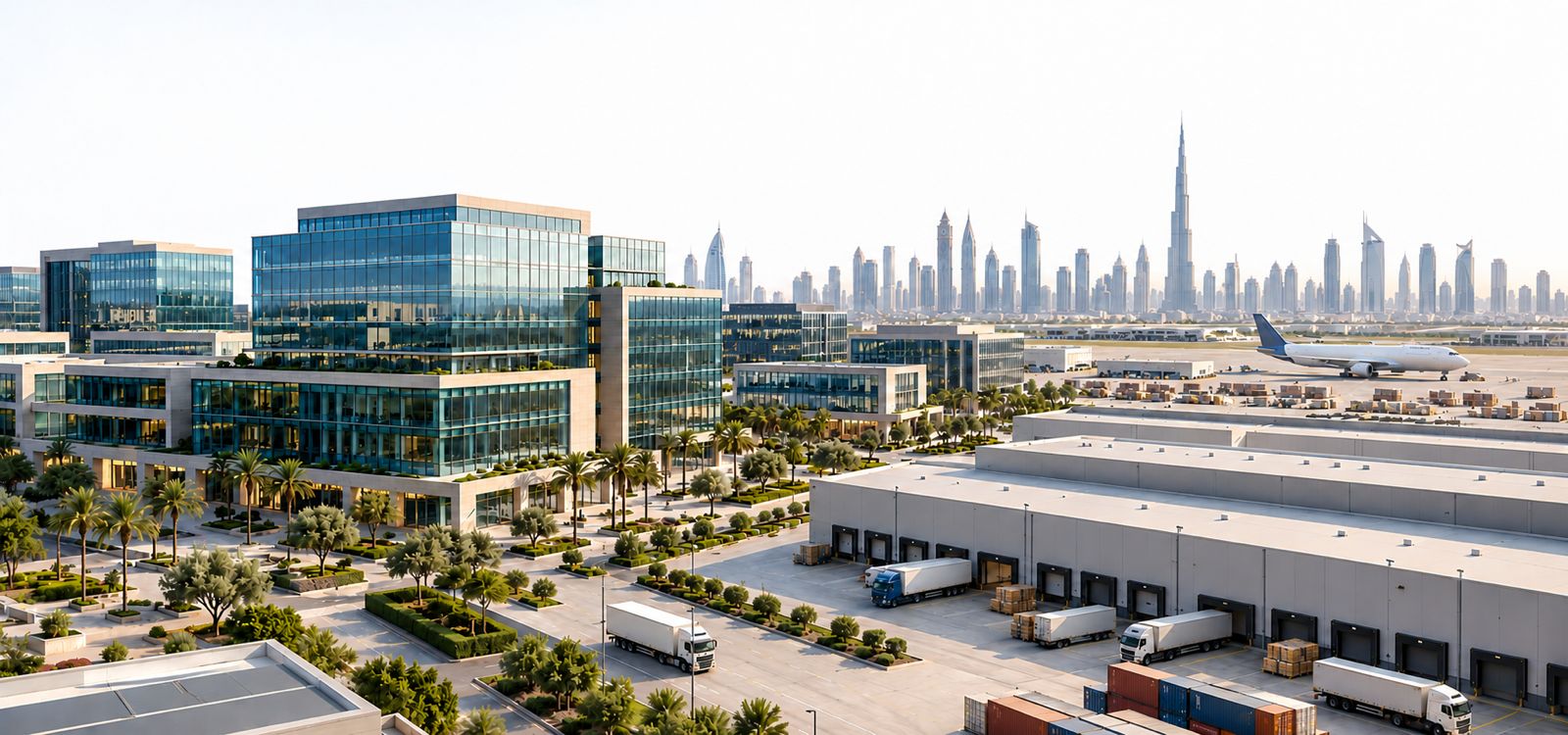 Dubai economic zones trade activity across logistics and business facilities